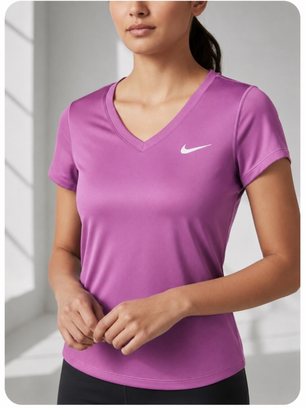 Nike Purple Dri-Fit Workout Shirt